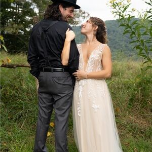Anna Kara Wedding Dress Boho Whimsical Fairy